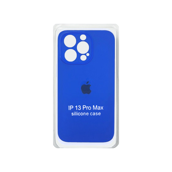 کاور سیلیکونی پاک کنی iPhone 13 Pro Max رنگ آبی تیره