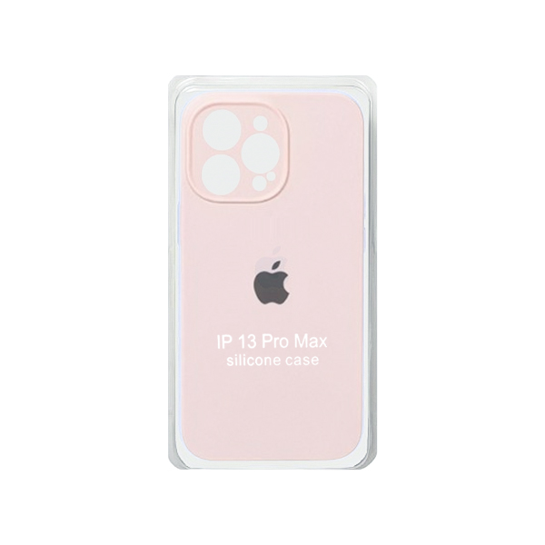 کاور سیلیکونی پاک کنی iPhone 13 Pro Max رنگ صورتی چرک