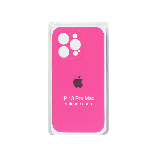 کاور سیلیکونی پاک کنی iPhone 13 Pro Max رنگ سرخابی