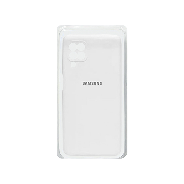 کاور سیلیکونی پاک کنی SAMSUNG A12 رنگ سفید